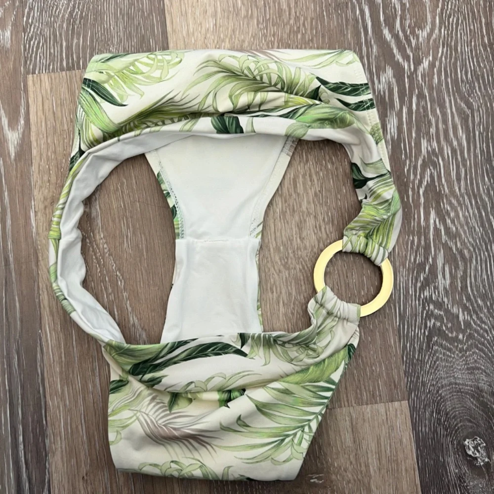 Monday Swimwear Palm Print Bikini SET Size S